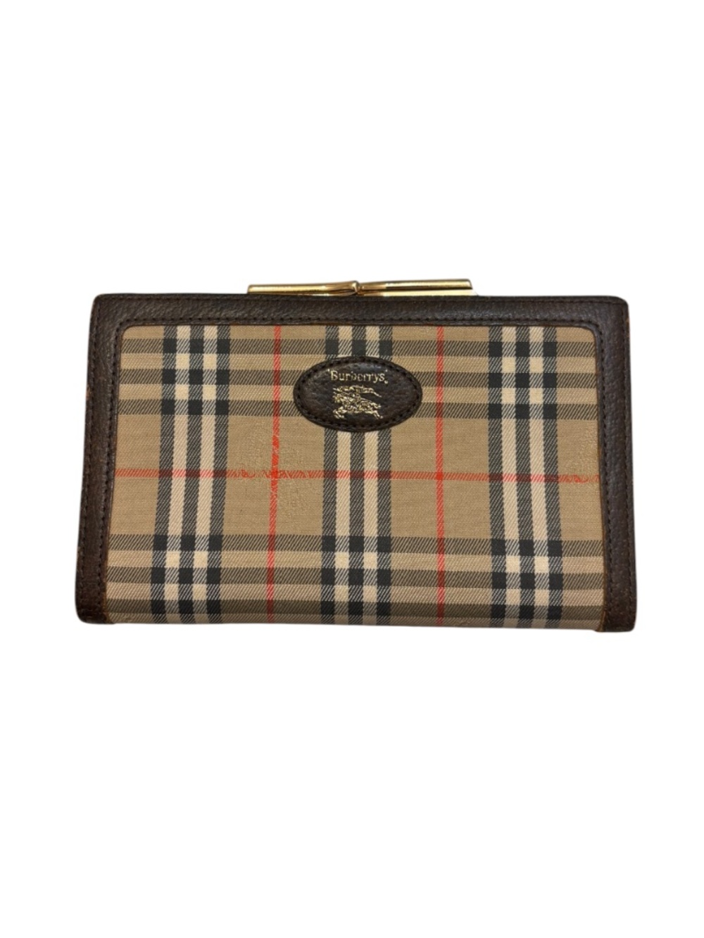 Burberry Burberry’s vintage plaid clutch wallet